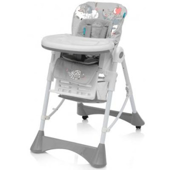 Изображение Стільчик для годування Baby Design Pepe New 07 Gray (292170)