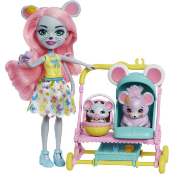 Изображение Лялька Enchantimals Родина мишеняти Маурії (HKR57)