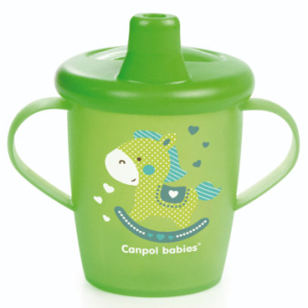 Изображение Пляшечка для годування Canpol babies Поильник-непроливайка  Toys 250 мл Зеленая (31/200_gre)