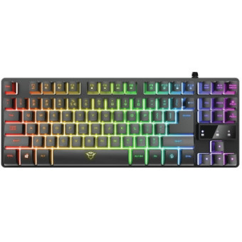 Изображение Клавиатура Trust GXT 833 Thado TKL USB Black (23724)