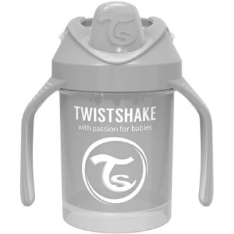 Изображение Пляшечка для годування Twistshake Поильник-непроливайка  Мини 230 мл Серая (69882)