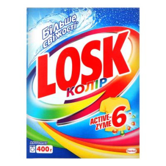 Изображение Порошок для стирки Losk Колор 400 г (9000101411645)