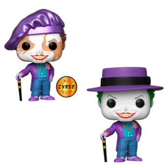 Изображение Іграшкова фігурка Funko Pop Batman 1989 - JOKER WITH HAT WITH CHASE (47709)