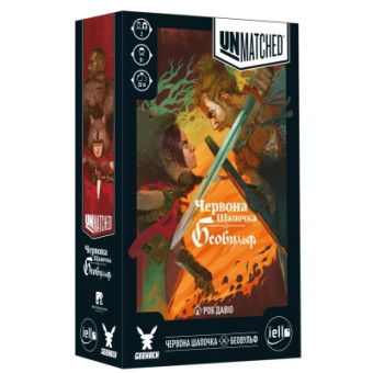 Изображение Настольная игра Geekach Games Unmatched: Червона Шапочка проти Беовульфа (GKCH054RB)