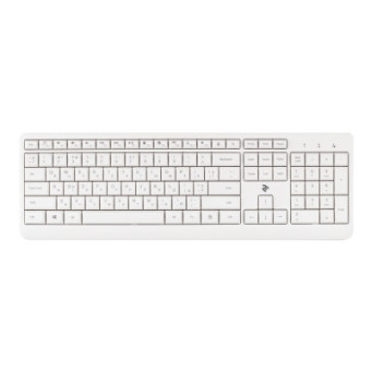 Изображение Клавиатура 2E KS220 Wireless White (-KS220WW)