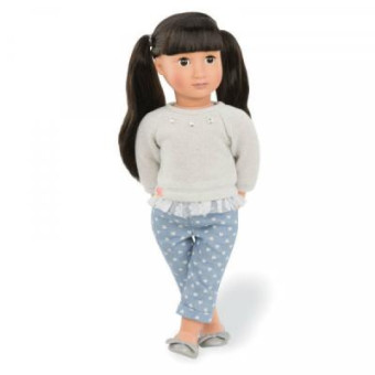 Изображение Лялька Our Generation Мэй Ли 46 см в модных джинсах (BD31074Z)