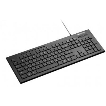 Изображение Клавиатура Canyon CNS-HKB2-RU Black USB (CNS-HKB2-RU)