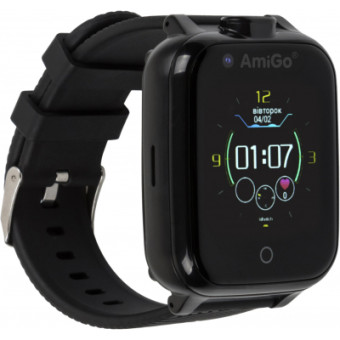 Зображення Smart годинник AmiGo GO006 GPS 4G WIFI Black