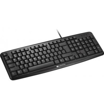 Изображение Клавиатура Canyon CNE-CKEY01-RU Black USB (CNE-CKEY01-RU)
