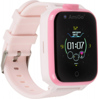 Зображення Smart годинник AmiGo GO006 GPS 4G WIFI Pink