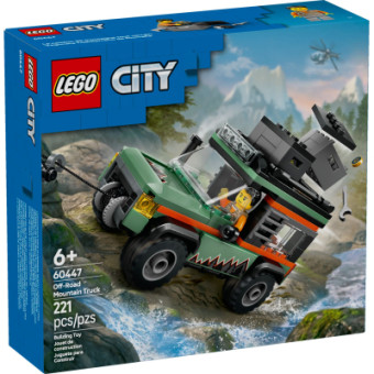 Зображення Конструктор Lego City Позашляхова гірська вантажівка 4x4 (60447)
