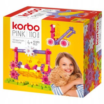 Изображение Конструктор Korbo Конструктор  Pink 110 деталей (65909)