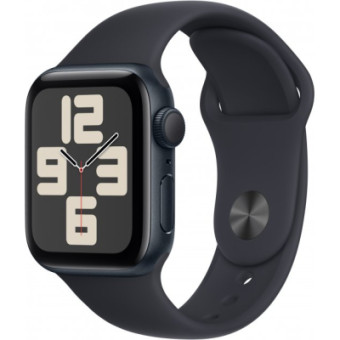 Зображення Смарт-годинник Apple Watch SE 2023 GPS 40mm Midnight Aluminium Case with Midnight Sport Band - S/M (MR9X3QP/A)