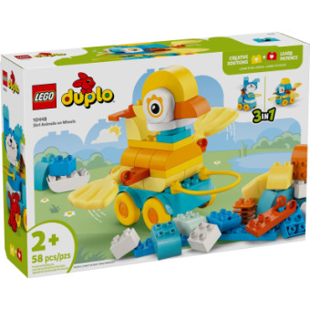 Изображение Конструктор Lego DUPLO Тварини на колесах 3 в 1 (10448-)