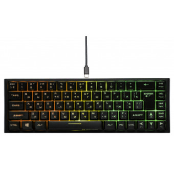 Зображення Клавіатура 2E GAMING KG360 RGB 68key Wireless Black (-KG360UBK)