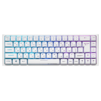 Зображення Клавіатура 2E GAMING KG360 RGB 68key Wireless White (-KG360UWT)