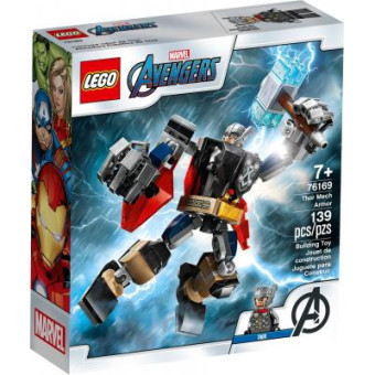 Изображение Конструктор Lego Конструктор  Super Heroes Робоброня Тора 139 деталей (76169)