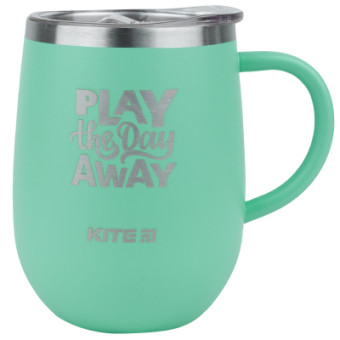Изображение Пляшечка для годування Kite Поильник-непроливайка  Play all day away термокружка 360 мл, бирюзовая (K22-378-02-1)
