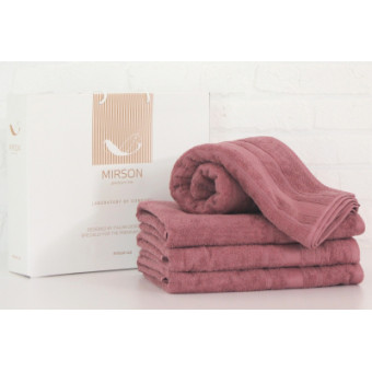 Зображення Рушник MirSon набор банных №5083 Elite SoftNess Violet 40х70, 50х90, 70х14 (2200003183535)