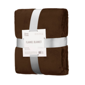 Изображение Плед Ardesto Flannel 160х200см коричневий (ART0217SB)