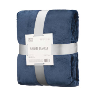 Изображение Плед Ardesto Flannel 160х200см синій темний (ART0219SB)