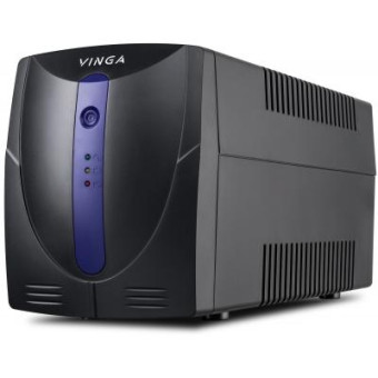 Изображение Источник бесперебойного питания Vinga LED 1200VA plastic case (VPE-1200P)