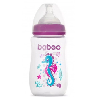 Зображення Пляшечка для годування Baboo Бутылочка для кормления  Морской конек 250 мл (90404)