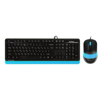 Изображение Клавиатура   мышка A4Tech F1010 Blue