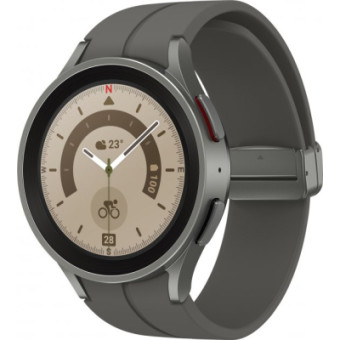 Зображення Smart годинник Samsung SM-R920 (Galaxy Watch 5 Pro 45mm) Titanium (SM-R920NZTASEK)