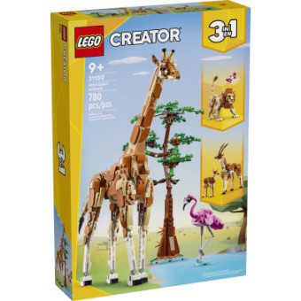 Изображение Конструктор Lego Creator Дикі тварини сафарі 780 деталей (31150)