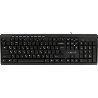 Изображение Клавиатура Gembird KB-UM-106-UA USB Black (KB-UM-106-UA)
