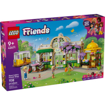 Изображение Конструктор Lego Friends Кав'ярня з рослинами та квітковий магазин (42671)