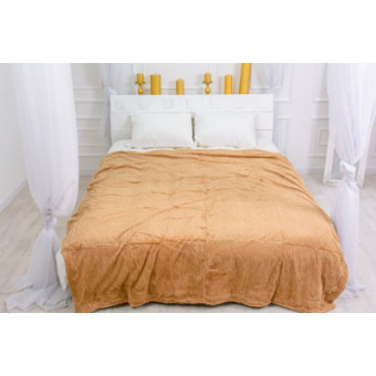 Зображення Плед MirSon 1010 Damask Cappuccino 150x200 (2200002980043)