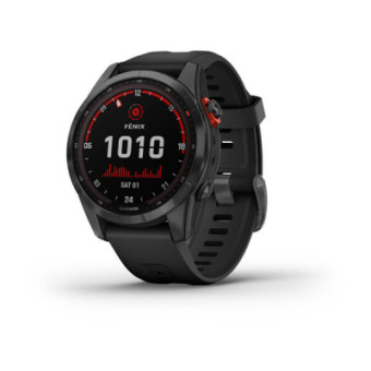 Зображення Smart годинник Garmin fenix 7S Solar,Slate Gray w/ Black Band, GPS (010-02539-13)