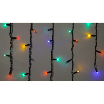 Изображение Гирлянда Delux ICICLE flash 75LED 2 х 0.7 м мульті/чорний IP44 EN (90012955)