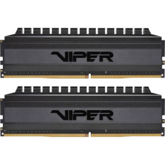 Зображення Модуль пам'яті для комп'ютера Patriot DDR4 16GB (2x8GB) 3200 MHz Viper 4 Blackout  (PVB416G320C6K)