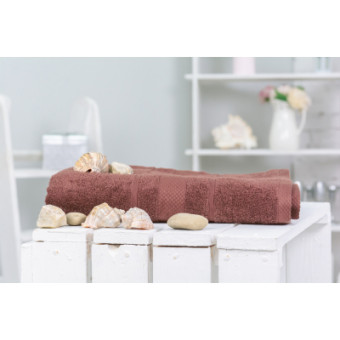 Изображение Рушник MirSon банний №5001 SoftNess Brown 40x70 см (2200003181517)