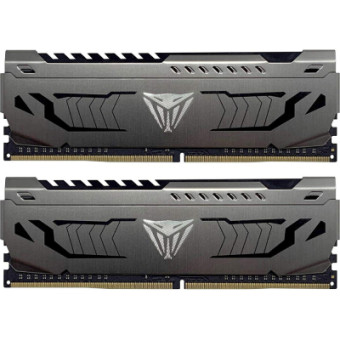 Зображення Модуль пам'яті для комп'ютера Patriot DDR4 32GB (2x16GB) 3200 MHz Viper Steel  (PVS432G320C6K)