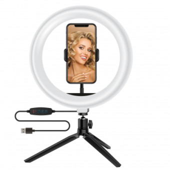 Изображение Нобор блогера ACCLAB AL-LR101 2in1 Ring of Light Holder (1283126502033)