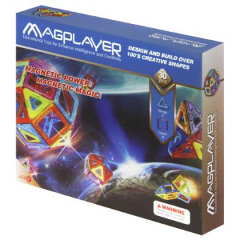 Изображение Конструктор Magplayer Конструктор  Набор 30 элементов (MPB-30)