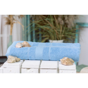 Изображение Рушник MirSon банний №5002 SoftNess Cornflower 100x150 см (2200003181203)