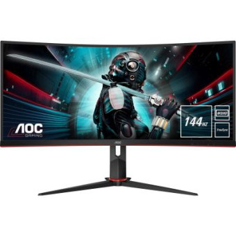 Зображення Монітор AOC CU34G2X/BK