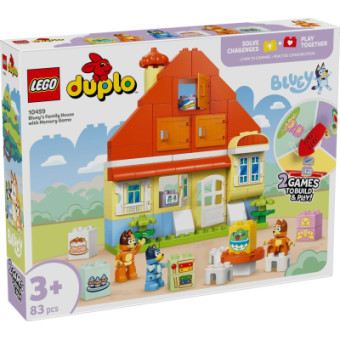 Изображение Конструктор Lego DUPLO Bluey Родинний дім Блуї із грою на запам'ятовування (10459)