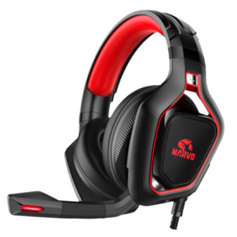 Изображение Наушники Marvo HG8960 Pro Red-LED Black/Red (HG8960)