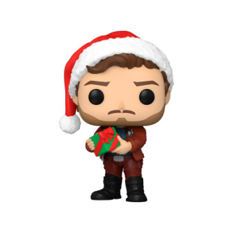 Изображение Іграшкова фігурка Funko Pop Вартові галактики: Holiday Special – Зоряний лорд (64333)