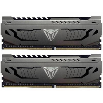 Зображення Модуль пам'яті для комп'ютера Patriot DDR4 16GB (2x8GB) 3000 MHz Viper Steel  (PVS416G300C6K)