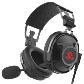 Изображение Наушники Marvo HG9053 Red-LED 7.1 Black (HG9053)