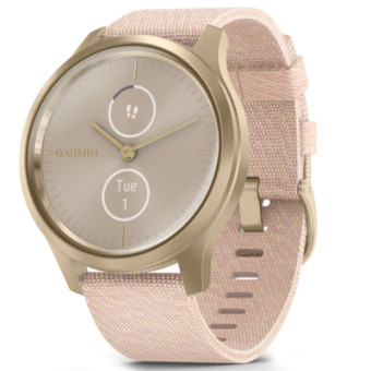 Изображение Smart часы  vivomove Style, S/E EU, Light Gold, Blush Pink, Nylon (010-02240-22)