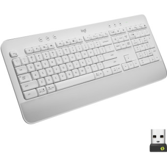 Изображение Клавиатура Logitech Signature K650 USB/Bluetooth UA Off-White (920-010977)