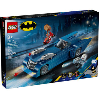 Изображение Конструктор Lego Batman Бетмен на бетмобілі проти Харлі Квін і Містера Фріза (76274)